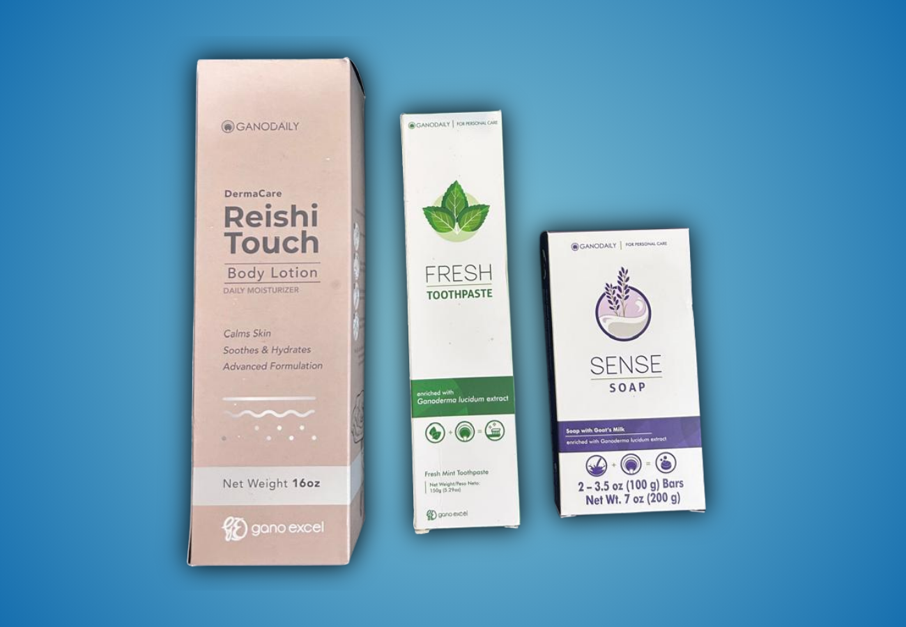 GanoDaily skincare products